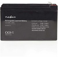 Wiederaufladbare blei saure batterie blei saure wiederaufladbar 12 v 9000 mah 14474399 14474399 14474399 von Nedis