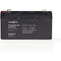 Wiederaufladbare blei saure batterie blei saure wiederaufladbar 6 v 1200 mah 40321792 40321792 40321792 von Nedis