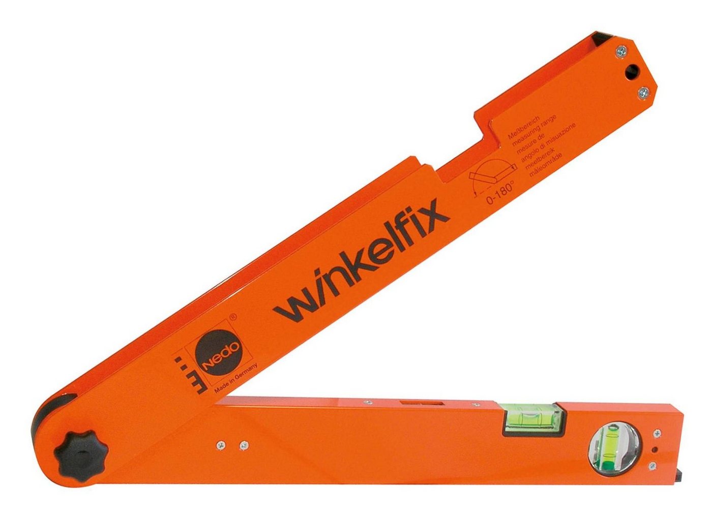 Nedo Winkelmesser, Winkelmessgerät mini 430 mm Winkelfix von Nedo