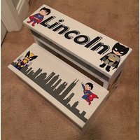 Kinder-Zwei-Schritt-Hocker von NeeNeesWorkshop