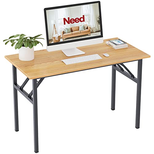 Need Klapptisch Computertisch Schreibtisch Klassischer Klappbarer Tisch 120CM aus Holzwerkstoffen und Metallframe,Konferenztische,PC Tisch Bürotisch Esstisch für Zuhause und Büro,120 * 60CM,AC5BB Need Klapptisch Computertisch Schreibtisch Klassischer Klappbarer Tisch 120CM aus Holzwerkstoffen und Metallframe,Konferenztische,PC Tisch Bürotisch Esstisch für Zuhause und Büro,120 * 60CM,AC5BB von Need
