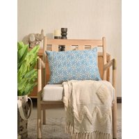 Bestickter Leinen Kissenbezug Handgemachtes Dekokissen 36 cm X 50 von NeedlesPlayByMI