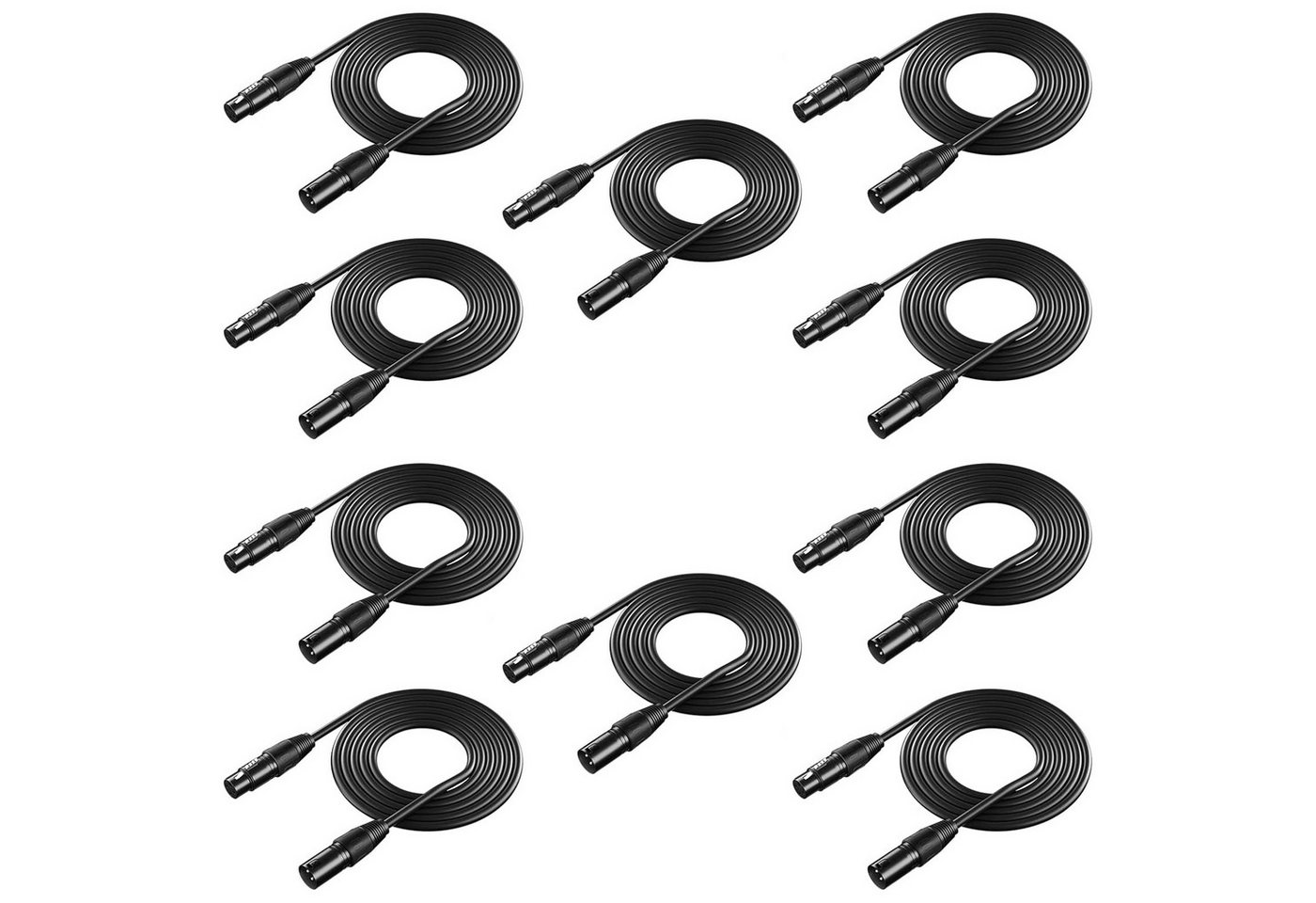 Neewer NC002 10x DMX Kabel 2m 3-Pin XLR für Bühnenlicht & Scheinwerfer Lampen-Verbindungskabel, 3-Pin Signal XLR-Stecker, 3-Pin Signal XLR-Stecker, Sicherheit, Abschirmung Neewer NC002 10x DMX Kabel 2m 3-Pin XLR für Bühnenlicht & Scheinwerfer Lampen-Verbindungskabel, 3-Pin Signal XLR-Stecker, 3-Pin Signal XLR-Stecker, Sicherheit, Abschirmung von Neewer