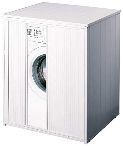 Mobile XXL Wäschesammler mit Nabenabschluss für alle Waschmaschinen/Trockner von Negrari