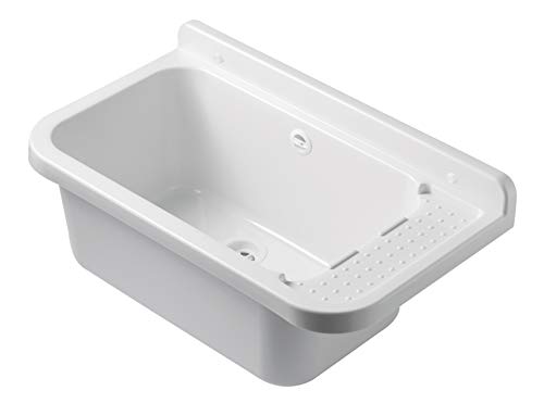Negrari 2060A Wandwaschbecken, PP-Harz, 50 x 34 cm, Weiß von Negrari