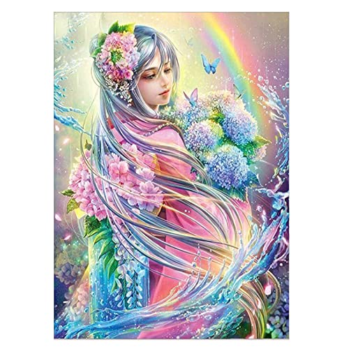 MXJSUA DIY 5D Diamant Malerei Set, Anime Diamond Painting Diamant Painting Bilder Diamond Painting Erwachsene Diamond Painting Bilder Kinder Cross Stickerei Malerei Kits Wand Dekor 30x40cm von MXJSUA