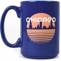 Chicago Skyline Becher/Retro Kaffeebecher Souvenir Geschenkidee Pride von NeighborlyShop