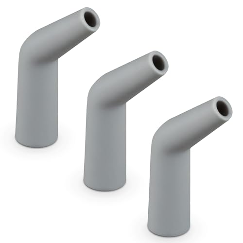 Neighbour's Friend® Dampfreiniger Dampfdüsenaufsatz grau I 3x Gebogener Dampf Düsen Aufsatz I Zubehör Handdampfreiniger von Neighbour's Friend I Ersatzteil von Neighbour's Friend