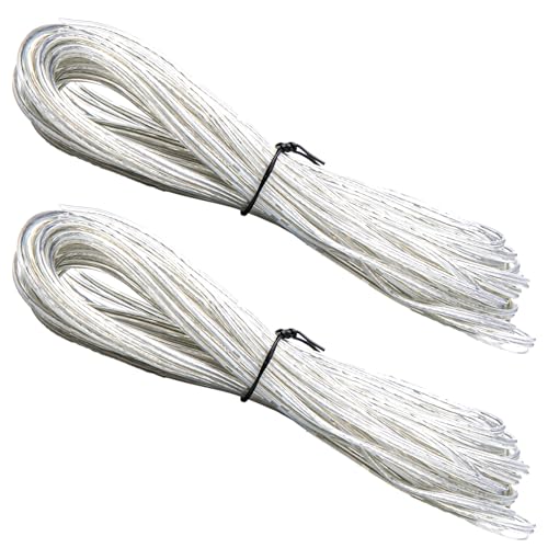 Neikafan 2 Stück 10 Meter Transparent PVC Flexible Kabel 2 Adriges Kabel 12V Transparent Litzenkabel PVC Flexible Flachkabel zum Einbau von Haushaltsgeräten mit Geringem Stromverbrauch Neikafan 2 Stück 10 Meter Transparent PVC Flexible Kabel 2 Adriges Kabel 12V Transparent Litzenkabel PVC Flexible Flachkabel zum Einbau von Haushaltsgeräten mit Geringem Stromverbrauch von Neikafan