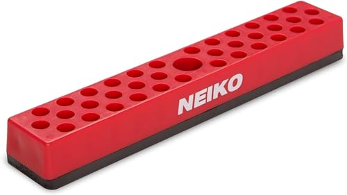 NEIKO 02449A Sechskant-Bithalter mit starker magnetischer Basis, 37-Loch-Bit-Aufbewahrung, 1/4-Zoll-Sechskant-Bit- und Antriebs-Bit-Adapter-Aufbewahrung, Schraubendreher-Bit-Organizer, von Neiko