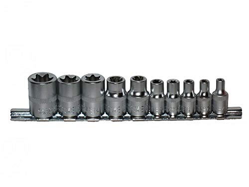 Star-Socket Set 10er (1/4in. Und 3/8in. Dr.) On Rail von Neilsen