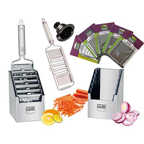 4-fach Gigant Hobel mit Multi-Box 5 Einsätze Silber von Nein