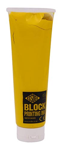 Linolfarbe für Linoldruck | GELB | extra feine Pigmente | Künster Qualtität | DIY Linol Druck 250 ml von Nein