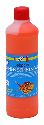 Nein Original Sonnenscheinfarbe | Extrem elastisch | Hochglänzend lackähnliche Hobbyfarbe | Bastelfarbe für Kinder | weitgehend wasserfest | für alle Untergründe | hoch-leuchtende Oberfläche | ORANGE von Nein