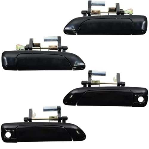 Autogriff Auto Außentürgriff für Civic 2001-2005 4 Teile/los Vorne Hinten Links Rechts Außentüraußengriffe Schwarz von Neixlyi