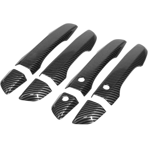 Neixlyi Autogriff Auto Außentürgriff für Civic 10. Generation 2016-2021 Auto Carbon Fiber Style Schwarz Außen(Carbon) von Neixlyi