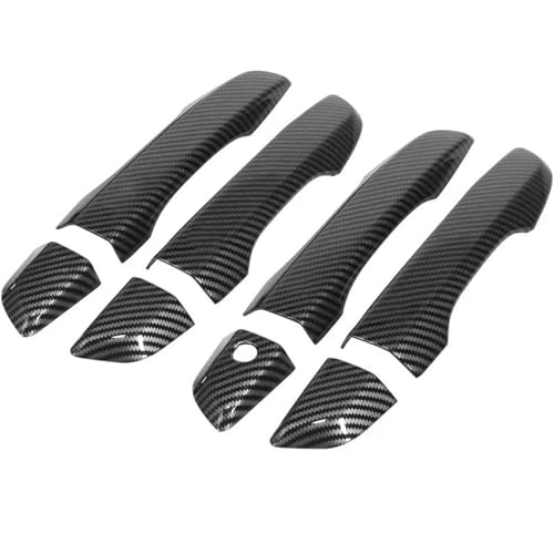 Neixlyi Autogriff Auto Außentürgriff für Civic 10. Generation 2016-2021 Auto Carbon Fiber Style Schwarz Außen(Carbon for Smart) von Neixlyi