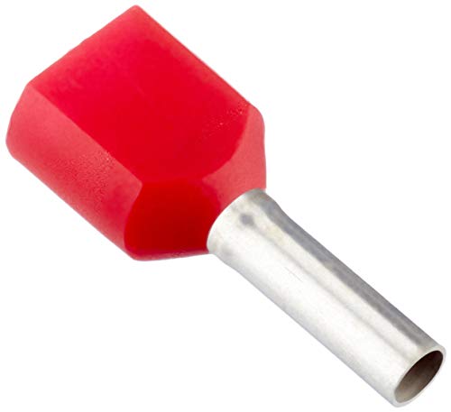 Twin-Aderendhülsen 2x1,00qmm rot von Rutec