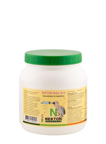 NEKTON-Baby-Bird | Aufzuchtfutter für Zier- und Greifvogelküken | Alleinfuttermittel (500g) von NEKTON