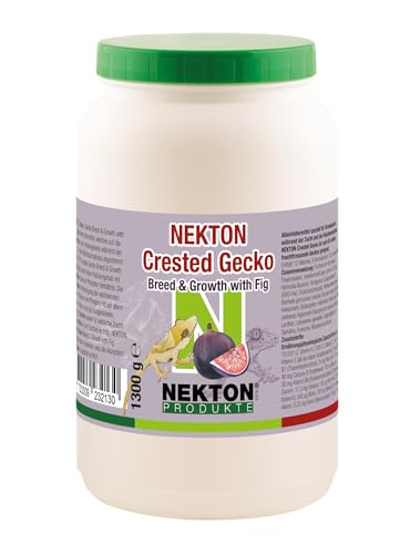 NEKTON-Crested-Gecko Breed & Growth mit Feige | Alleinfuttermittel speziell für Kronengeckos (1300g) von NEKTON