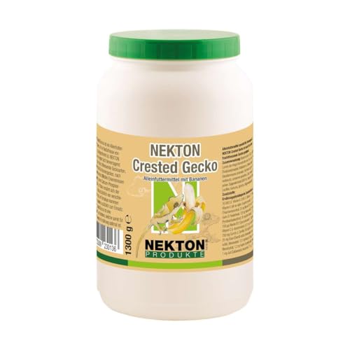 NEKTON-Crested-Gecko mit Banane | Alleinfuttermittel speziell für Kronengeckos (1300g) von NEKTON