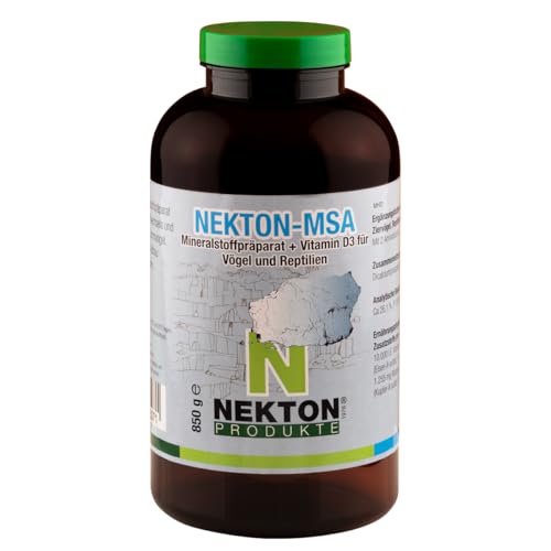 NEKTON-MSA | Hochwirksames Mineralstoffpräparat für Ziervögel, Reptilien und Amphibien | (850g) NEKTON-MSA | Hochwirksames Mineralstoffpräparat für Ziervögel, Reptilien und Amphibien | (850g) von NEKTON