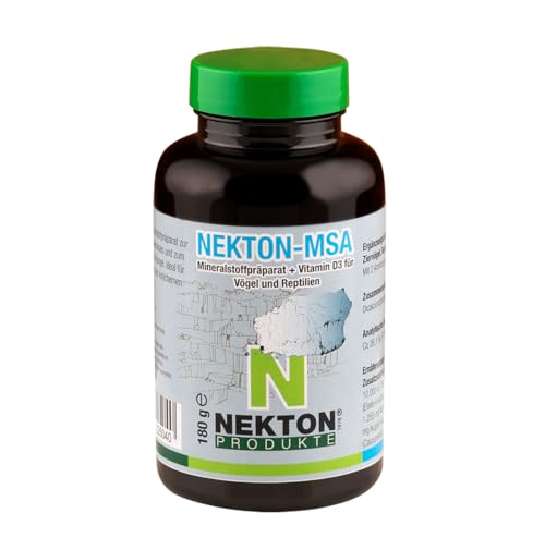 NEKTON-MSA | Hochwirksames Mineralstoffpräparat für Ziervögel, Reptilien und Amphibien | Made in Germany (180g) NEKTON-MSA | Hochwirksames Mineralstoffpräparat für Ziervögel, Reptilien und Amphibien | Made in Germany (180g) von NEKTON