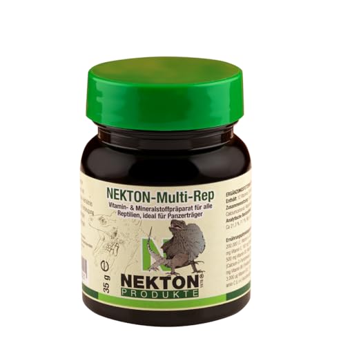 NEKTON-Multi-Rep | Futterergänzungsmittel für Reptilien, besonders ideal für Panzerträger (35g) von NEKTON