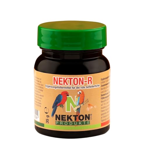 NEKTON R Vitaminpräparat mit Farbintensivierung für die roten Bereiche im Gefieder, 1er Pack (1 x 35 g) von NEKTON
