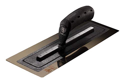 NELA Premium Black Edition Glättekelle 355 x 120mm rostfrei Glättkelle Traufel Glätter Made in Germany von Nela