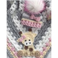 Gehäkelte Babydecke - Handgemachte Giraffe Baby von NellasCottage