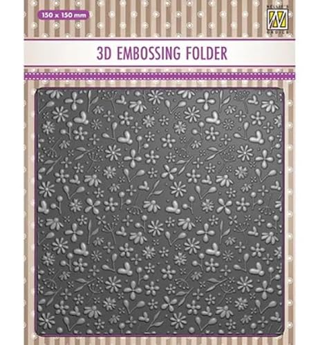 Nellie's Choice 3D Embossing Folder Spring Flowers von Nellie's Choice