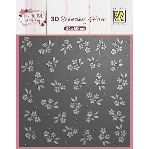 Nellie's Choice 3D Prägeschablonen für Ostern Hintergrund mit - Blumen von 15 x 15 cm - Bastelbedarf und Basteln Zubehör für Postkarten Blanko - Ideal für Scrapbooking, DIY Nellie's Choice 3D Prägeschablonen für Ostern Hintergrund mit - Blumen von 15 x 15 cm - Bastelbedarf und Basteln Zubehör für Postkarten Blanko - Ideal für Scrapbooking, DIY von Nellie’s Choice
