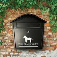 Personalisierter Cockapoo Hund Briefkasten Aufkleber Für Einen von NellyandCoDesigns