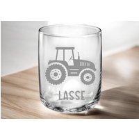 Trinkglas Traktor, Kindertrinkglas Für Kleine Hände, Graviert, Personalisiert Mit Namen, Stabil, Geschenk Kinder, Spülmaschinenfest Trinkglas Traktor, Kindertrinkglas Für Kleine Hände, Graviert, Personalisiert Mit Namen, Stabil, Geschenk Kinder, Spülmaschinenfest von NellysWerkstattShop