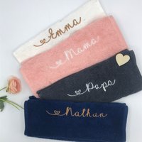 Handtuch Mit Name Bestickt, Muttertag Geschenk Personalisiert, Papa Handtuch Mit Name Bestickt, Muttertag Geschenk Personalisiert, Papa von Nelschko