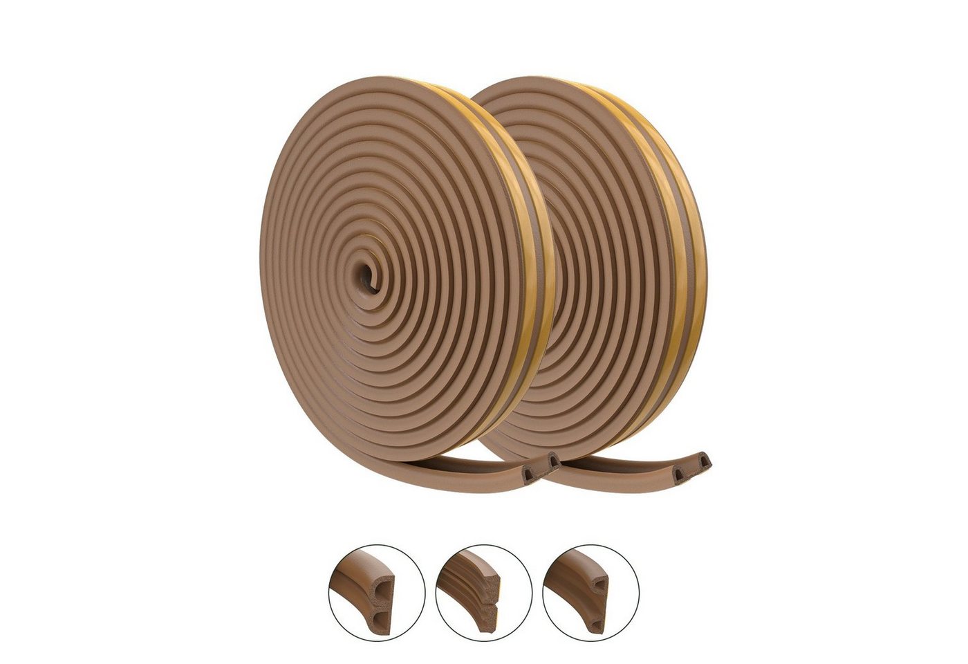 Nematek Insektenschutz-Fensterrahmen Nematek® Dichtungsband für Tür- und Fensterspalten, selbstklebend von Nematek