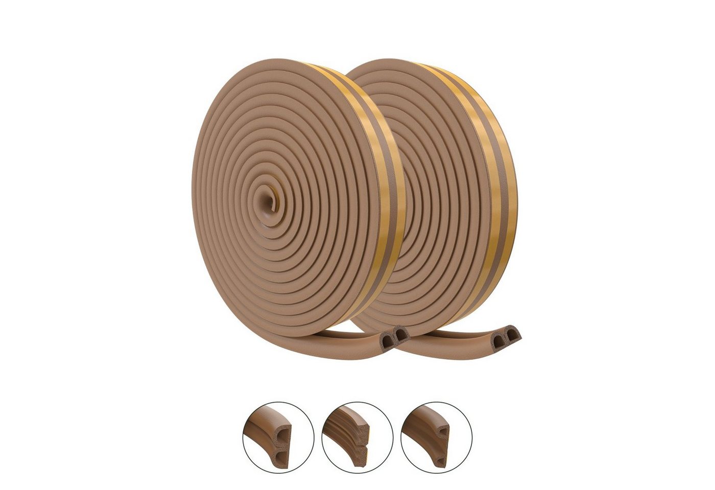 Nematek Insektenschutz-Fensterrahmen Nematek® Dichtungsband für Tür- und Fensterspalten, selbstklebend von Nematek