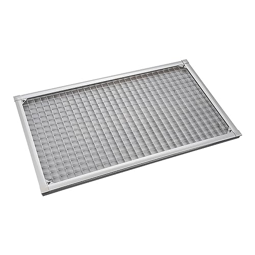Nematek Lichtschachtabdeckung Light - hochwertige Kellerschachtabdeckung in 60 x 115 cm - Lichtschachtabdeckung Aluminium - effektiv gegen Schmutz & Insekten von Nematek