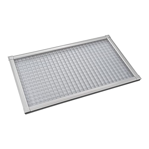 Nematek Lichtschachtabdeckung Pro - Premium Kellerschachtabdeckung in 60 x 115 cm - Lichtschachtabdeckung Edelstahl - cleanes Design für sauberen Lichtschacht von Nematek