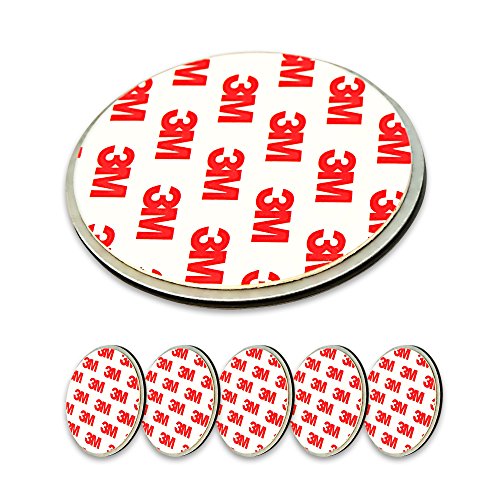 NEMAXX® 5X NX1 Quickfix Magnet Halterung Magnetbefestigung Magnethalterung für Rauchmelder/Funkrauchmelder/Rauchmelder von Nemaxx