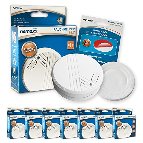 Nemaxx 7FL2NX1 FL2 Rauchmelder + 7X NX1 Quickfix Magnet, 7er-Set Nemaxx 7FL2NX1 FL2 Rauchmelder + 7X NX1 Quickfix Magnet, 7er-Set von Nemaxx