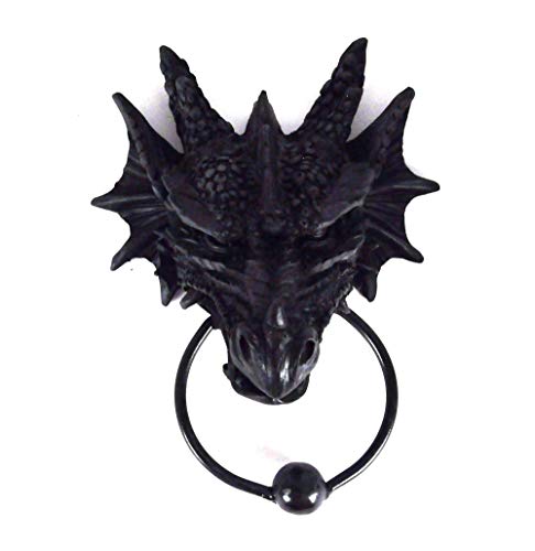 Nemesis Now, Schwarz Türklopfer, Drache, 23,5 cm, Polyresin, 20 cm von Nemesis Now