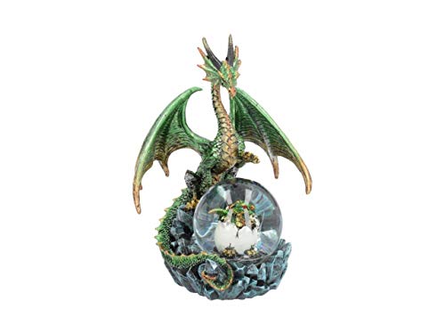 Nemesis Now 19cm Snowglobe, Green Emerald Oracle Schneekugel, 19 cm, Grün von Nemesis Now