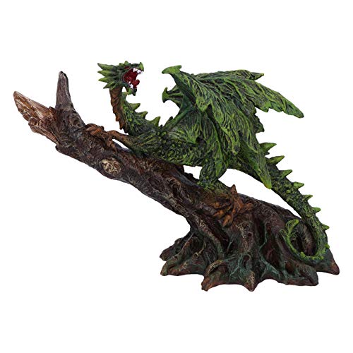 Nemesis Now 26.8cm Green Woodland Dragon Figurine Forest Freedom Dekofigur Walddrache, 26,8 cm, Grün von Nemesis Now