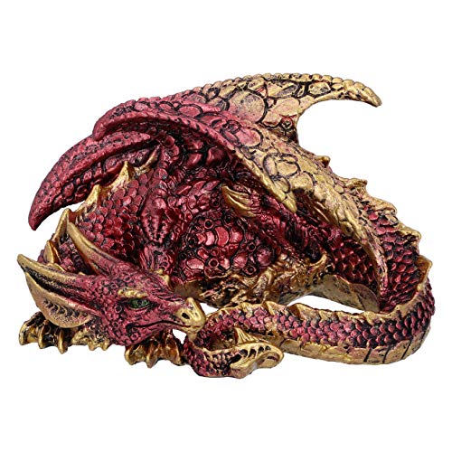 Nemesis Now Aaden Dekofigur Drache, Rot und goldfarben, 10.2cm von Nemesis Now