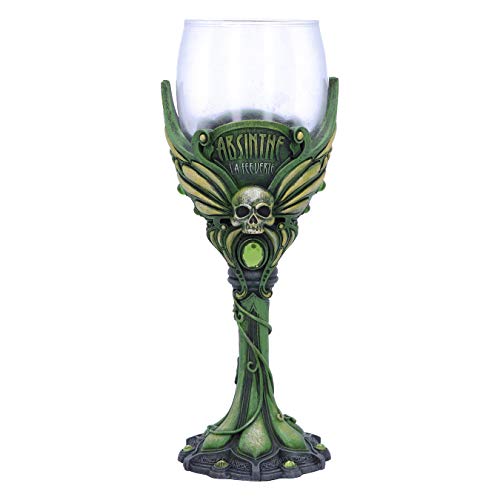 Nemesis Now Absinthe La Fee Verte Weinglas, Polyresin, 1 Stück (1 Stück) von Nemesis Now