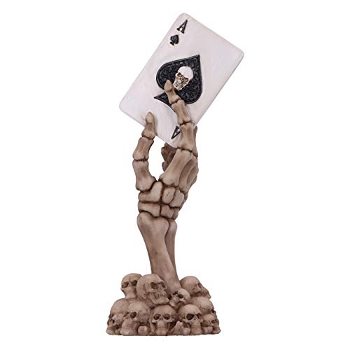 Nemesis Now Ace Up Your Sleeve Skelett-Handfigur, 18,4 cm, Harz, Natur, 18.4cm von Nemesis Now