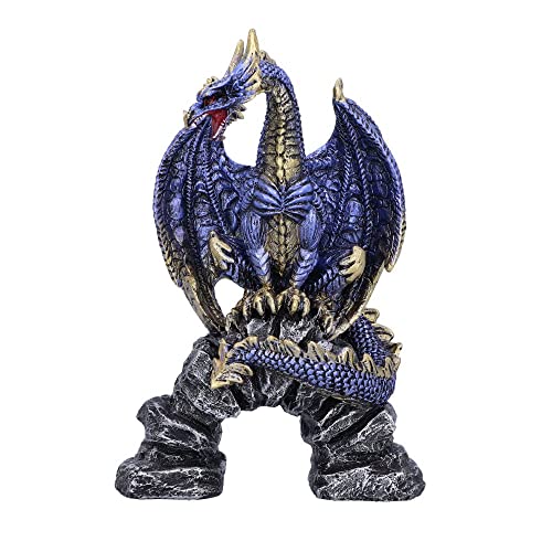 Nemesis Now Acko Drachenfigur, blau, 15,5 cm von Nemesis Now