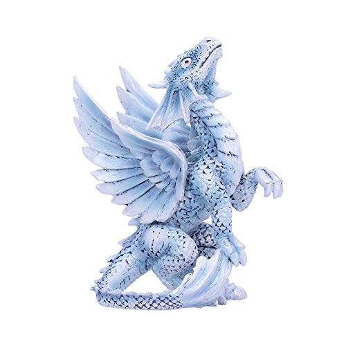 Nemesis Now Anne Stokes Figur Drache, klein, silberfarben, 11,5 cm, Weiß von Nemesis Now